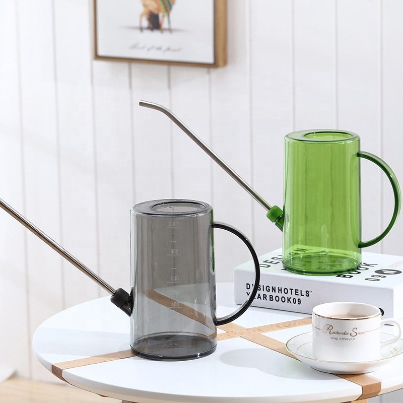 Plastic Flower Watering Can Transparent Watering Pot