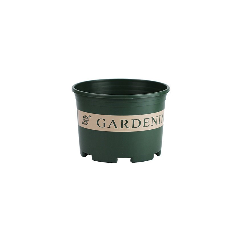 Lower Model Dark Green Plastic Gallon Pot Plastic Nursery Pot