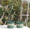 Plastic Hanging Flowerpot Army Green Hanging Pot