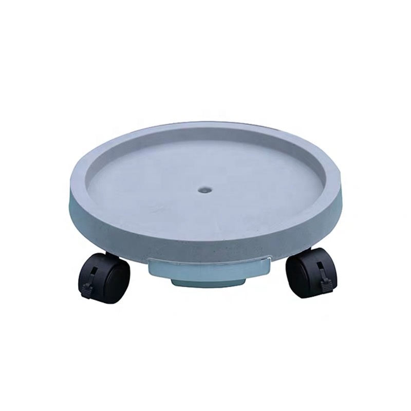 Flower Pot Tray with Wheels Pot Saucer with Wheel