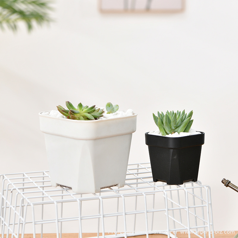 Thick Wall Nursery Pot Plastic Square Nursery Pot From Chinese Factory