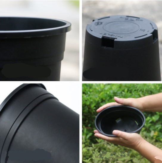 Black Gallon Pot Different Size Nursery Pot 0.5gal,1gal,3gal,5gal,7gal,10gal,15gal,20gal,25gal Pot