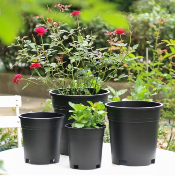 Black Gallon Pot Different Size Nursery Pot 0.5gal,1gal,3gal,5gal,7gal,10gal,15gal,20gal,25gal Pot