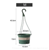 Plastic Hanging Flowerpot Army Green Hanging Pot