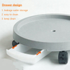 Flower Pot Tray with Wheels Pot Saucer with Wheel