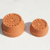 Round Plastic Clay Flowerpot Succulent Planter Pots 