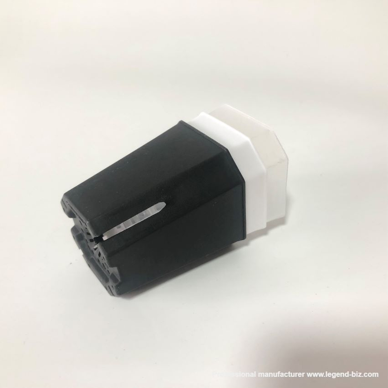 Cute Different Size Tall Thick Wall Square Black And White Chinese Plastic Nursery Pot With Drainage Holes On Side