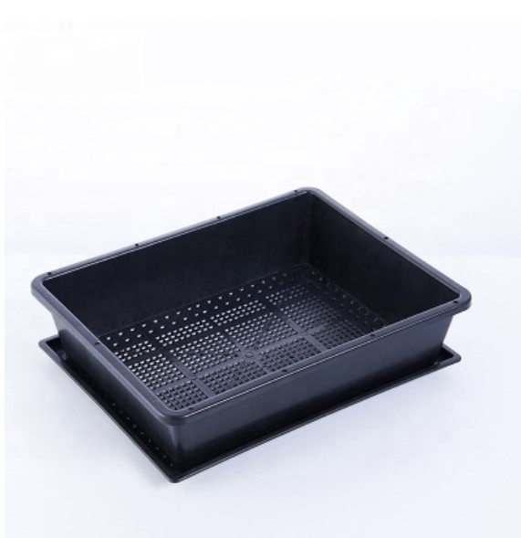 Vegetable Planting Box Nursery Pot Tray Nursery Pot Black Tray