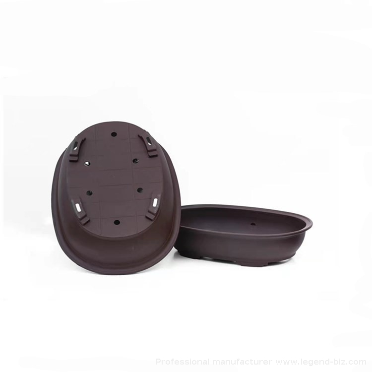 Plastic Oval Bonsai Pot Big Oval Tree Bonsai Pot Big Size Nursery Pot