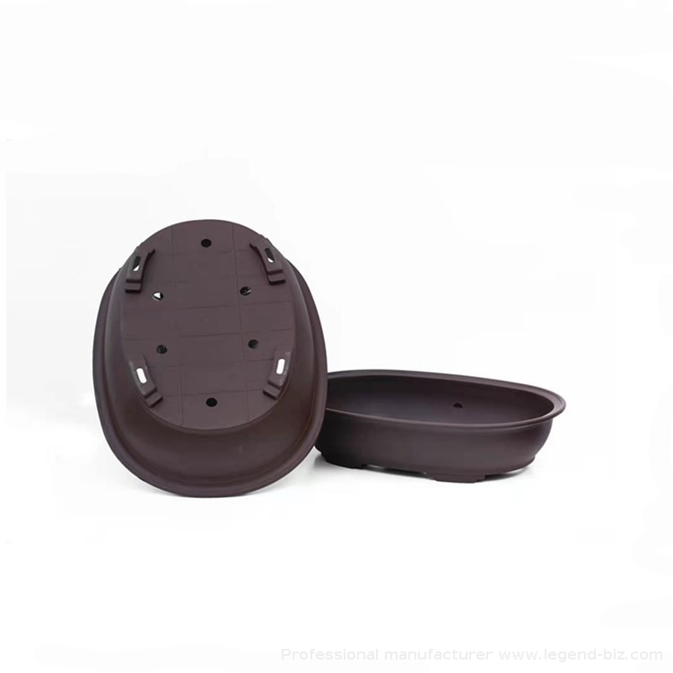 Plastic Oval Bonsai Pot Big Oval Tree Bonsai Pot Big Size Nursery Pot