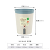 Plastic Self-watering Pot Pretty Design Desk Lazy Pot