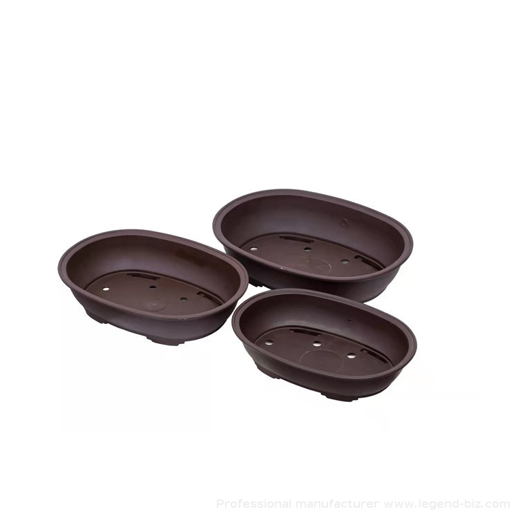 Plastic Oval Bonsai Pot Big Oval Tree Bonsai Pot Big Size Nursery Pot