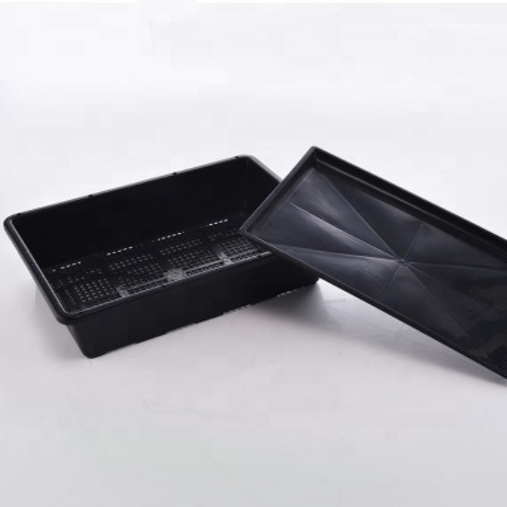 Vegetable Planting Box Nursery Pot Tray Nursery Pot Black Tray